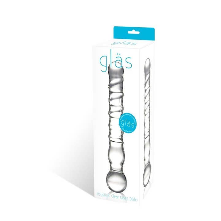 Lingerie Mart - Wholesale Sex Toy - Glas Joystick Clear Glass Dildo Clear OS GLAS-82