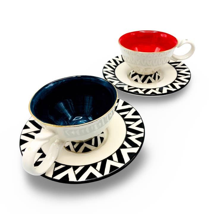 "Coffee and Delight" espresso cups for wholesale by Brighty Design