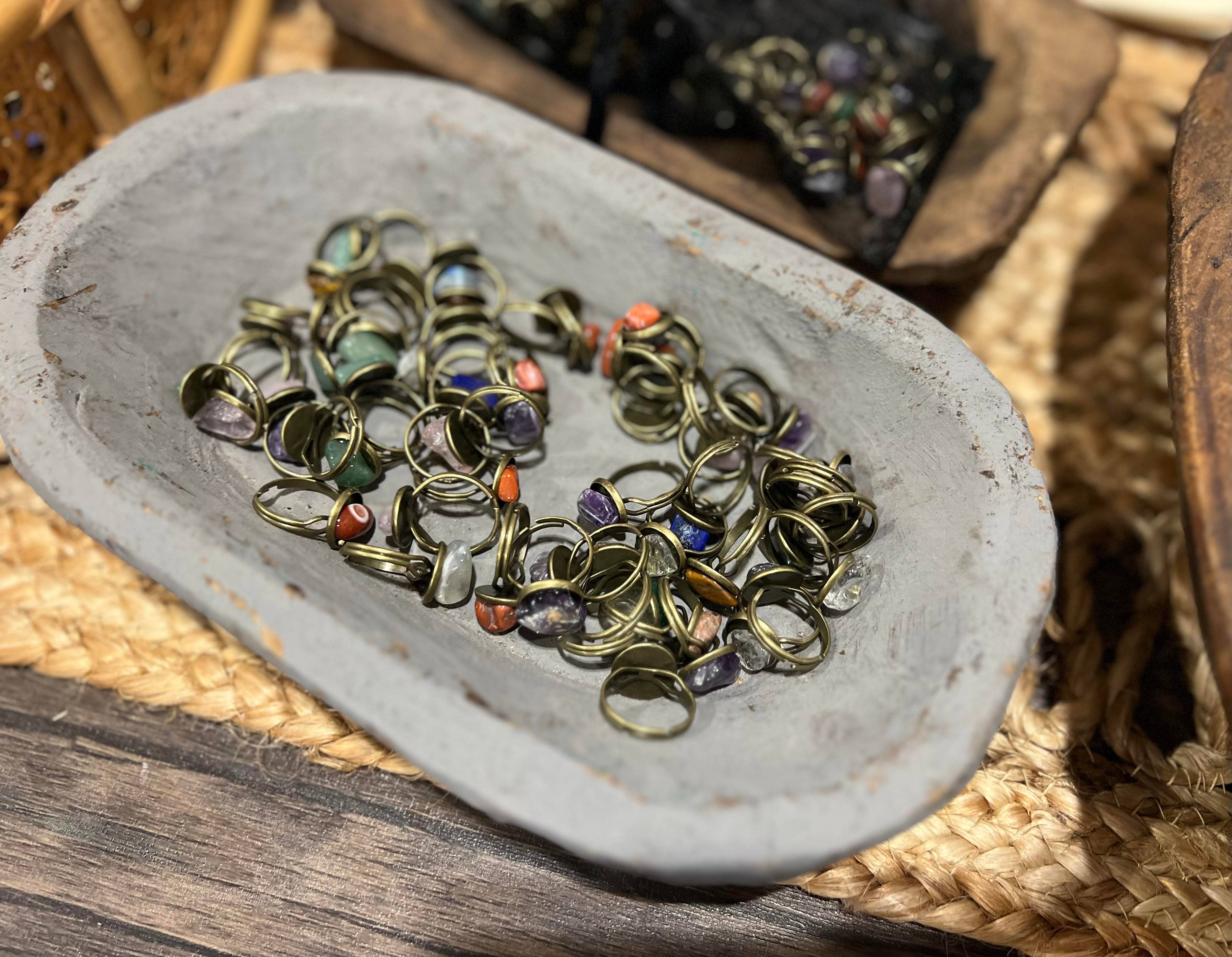 LoVely Chaos - Wholesale Cocktail/Statement Ring - Stone Ring, Adjustable1