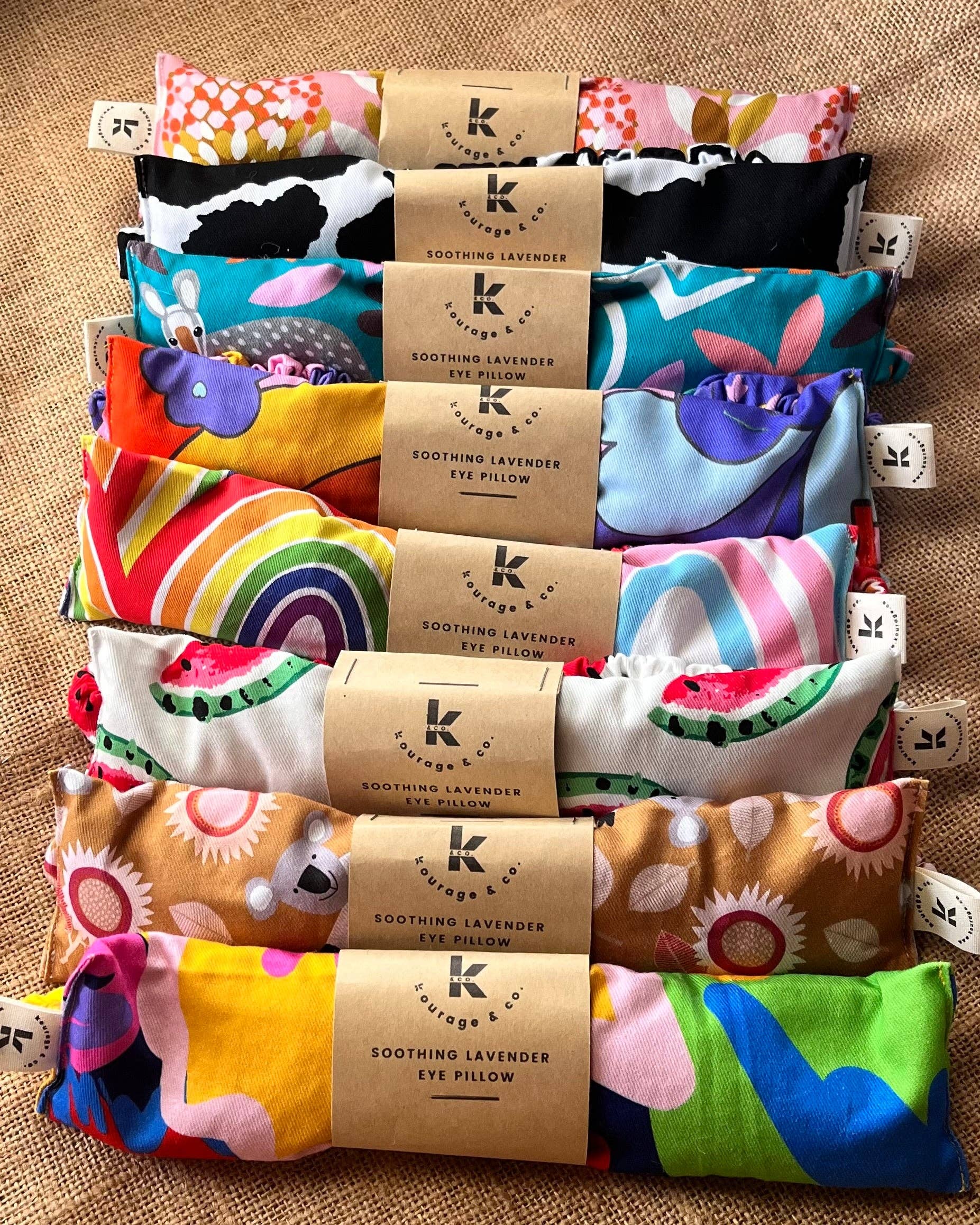 Kourage & co - Wholesale Hot/cold compress - Wheat bag & Eye pillow Wholesale Pack | Hot & cold Packs | Gift box add ons8