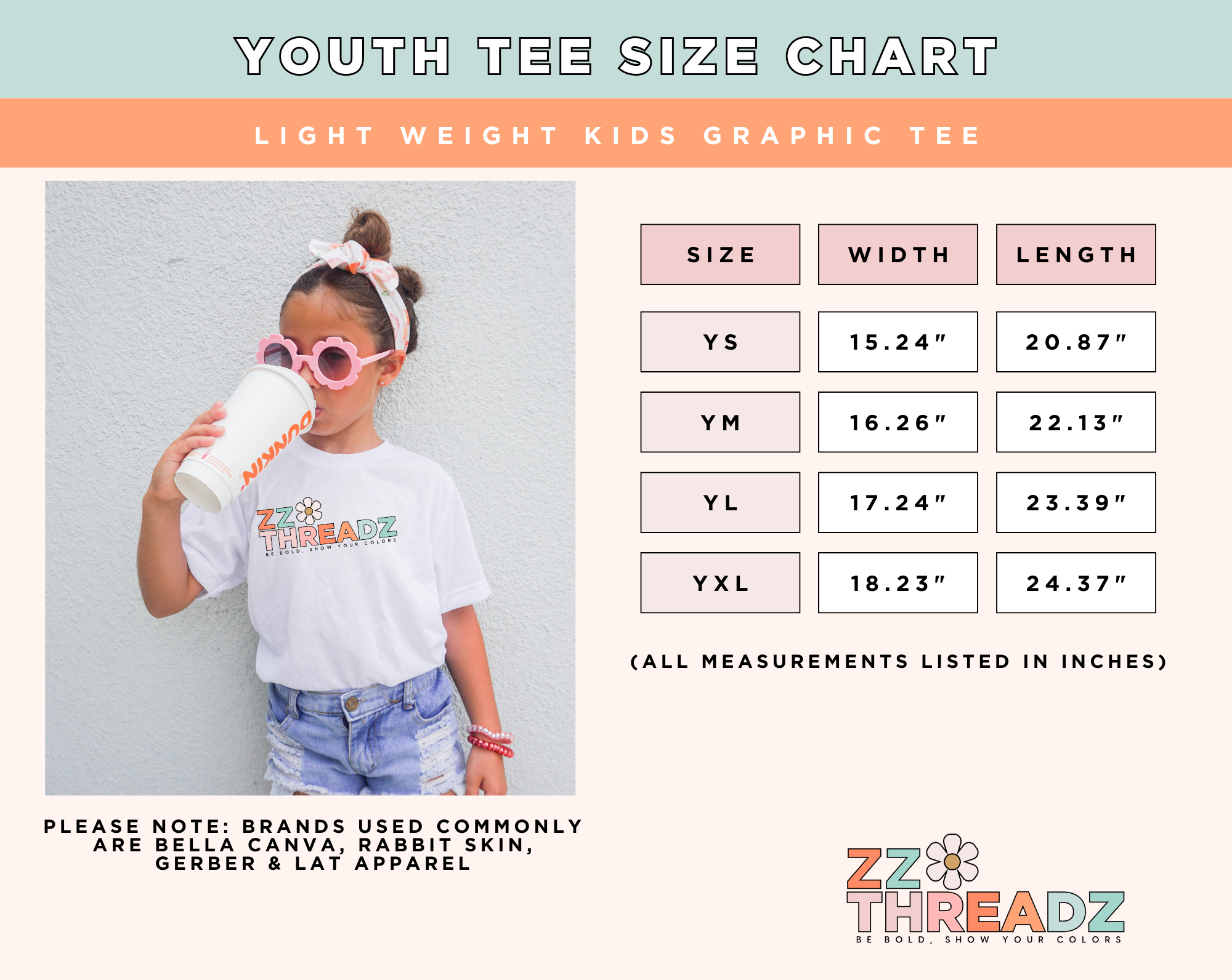 ZZ Threadz - Wholesale Screen Printed T-Shirt - Kids - Feed Me Turkey And Tell Me I'm Pretty Kids Graphic Tee2