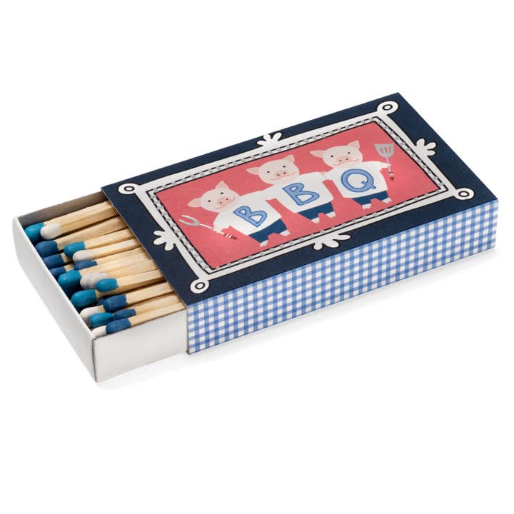 BBQ Matchbox for wholesale by Karen Adams Designs