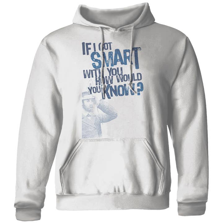 Sudadera con capucha de forro polar de 7.8 oz "If I Got Smart" para venta al por mayor de Jester Clothing Company