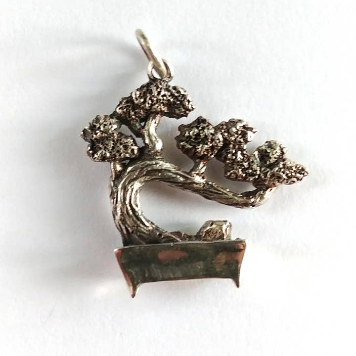 Silver Bramble Jewelry - Vente Colliers à pendentif - Collier en argent Sterling bonsaï4