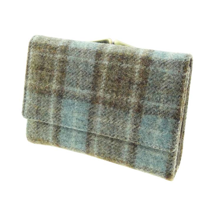 Glen Appin Of Scotland - Vente Portefeuille – femme - Portefeuille court « Belby » pour femme en tweed Abraham Moon