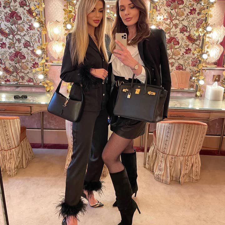 SOPHIE BENEL PARIS - Wholesale High Heels - Women's - '"NIHA". THE BLACK LEATHER POINTED-TOE PUMP 5