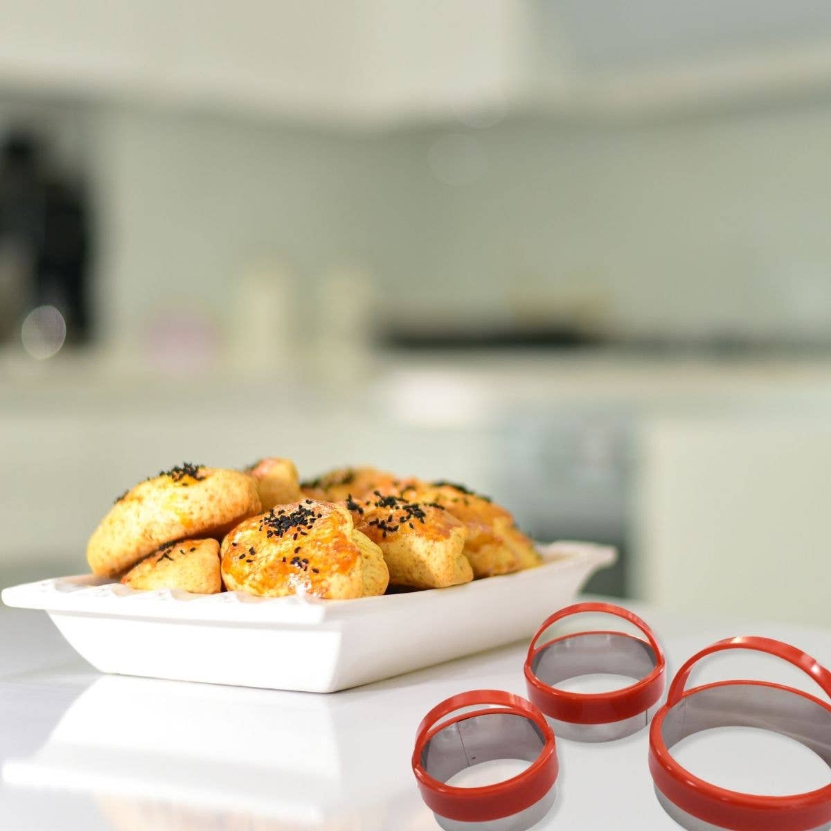 Zenker - Vendita all'ingrosso Utensile/attrezzo da cucina - Set di 3 formine per biscotti rotonde con manico Zenker2