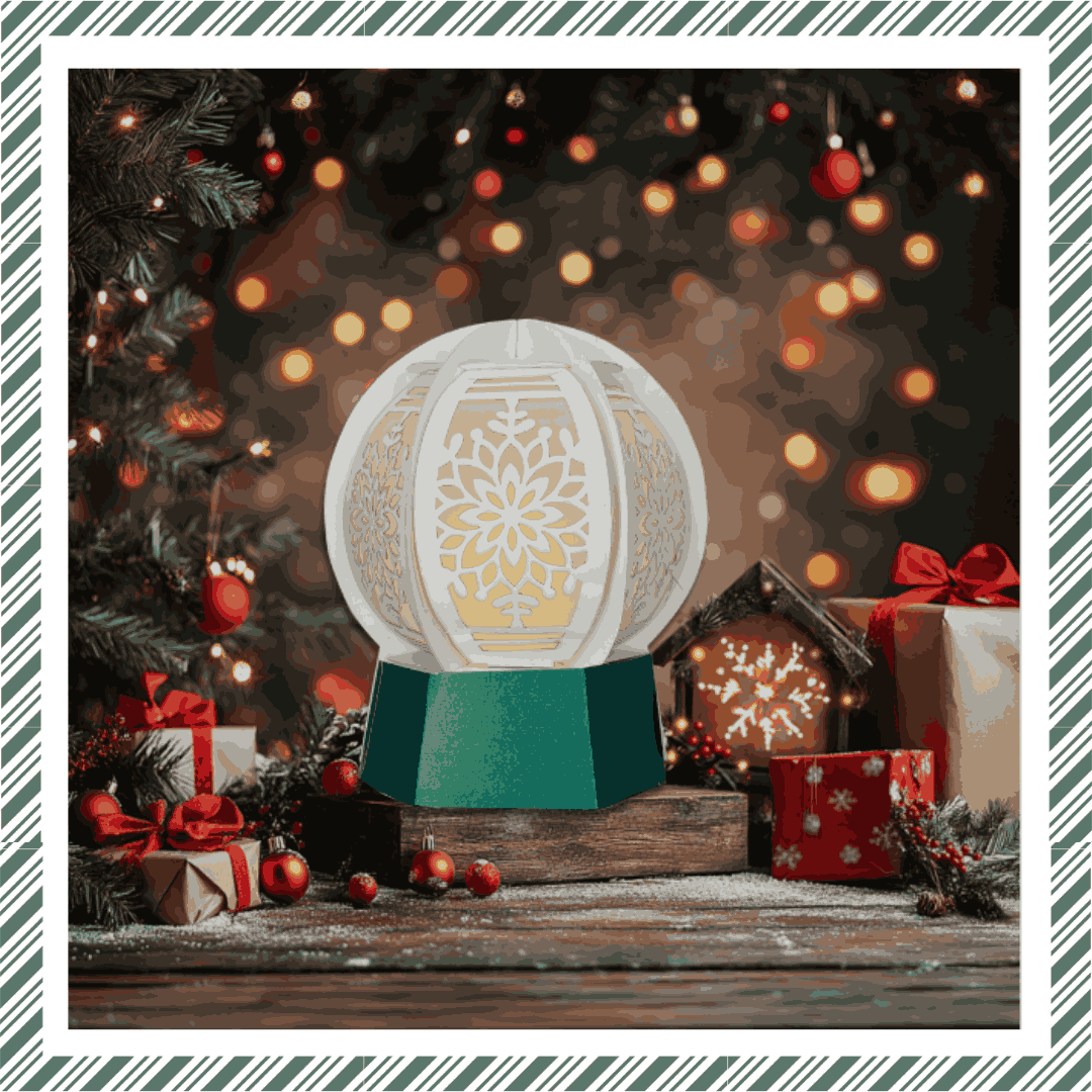 CrafTreat - Wholesale DIY craft kit - Craftreat DIY Paper Lanterns - Snowglobe3