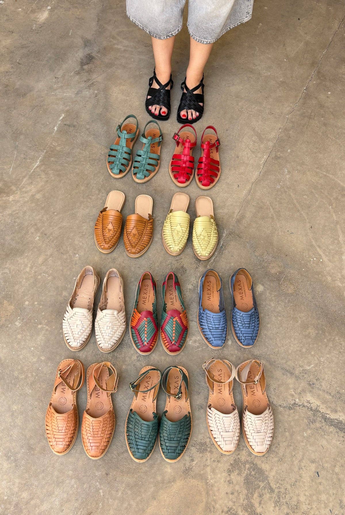 Mexas EU – Großhandel Sandalen – Damen – CHETUMAL HUESO - Espadrilles aus knochenfarbenem Leder6