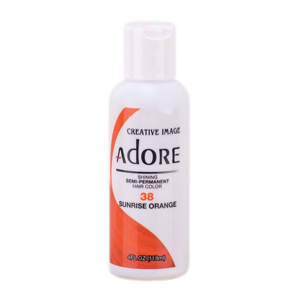 Adore #038 Sunrise Orange – 4oz Semi-Permanent Hair Color for wholesale by Majestic Wholesale