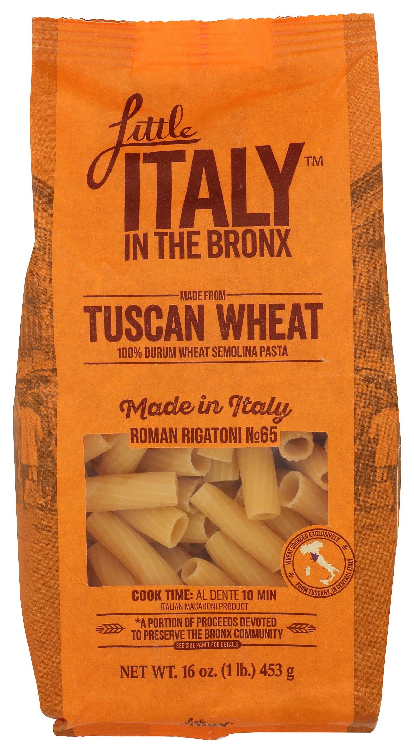 Everyday Supply Co - Wholesale Pasta - Little Italy In The Bronx Pasta Roman Rigaton - Case Of 120