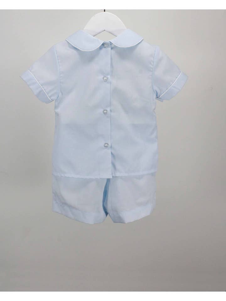 Baby Blessings Clothing - Wholesale Clothing Set - Baby - Light Blue Little Lace Set