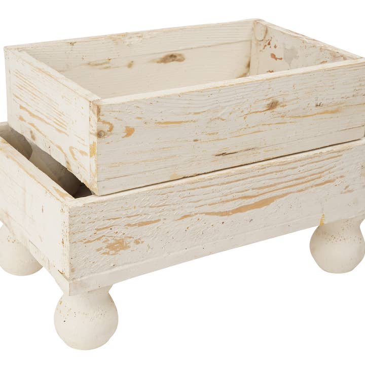 My Amigos Imports - Wholesale Planter Box - Temple Garden Planter Set of 2-Farmhouse Trays-4 Colors14