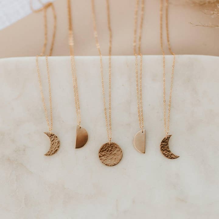 Collier Phases Lunaires pour la vente par NOLIA Jewelry