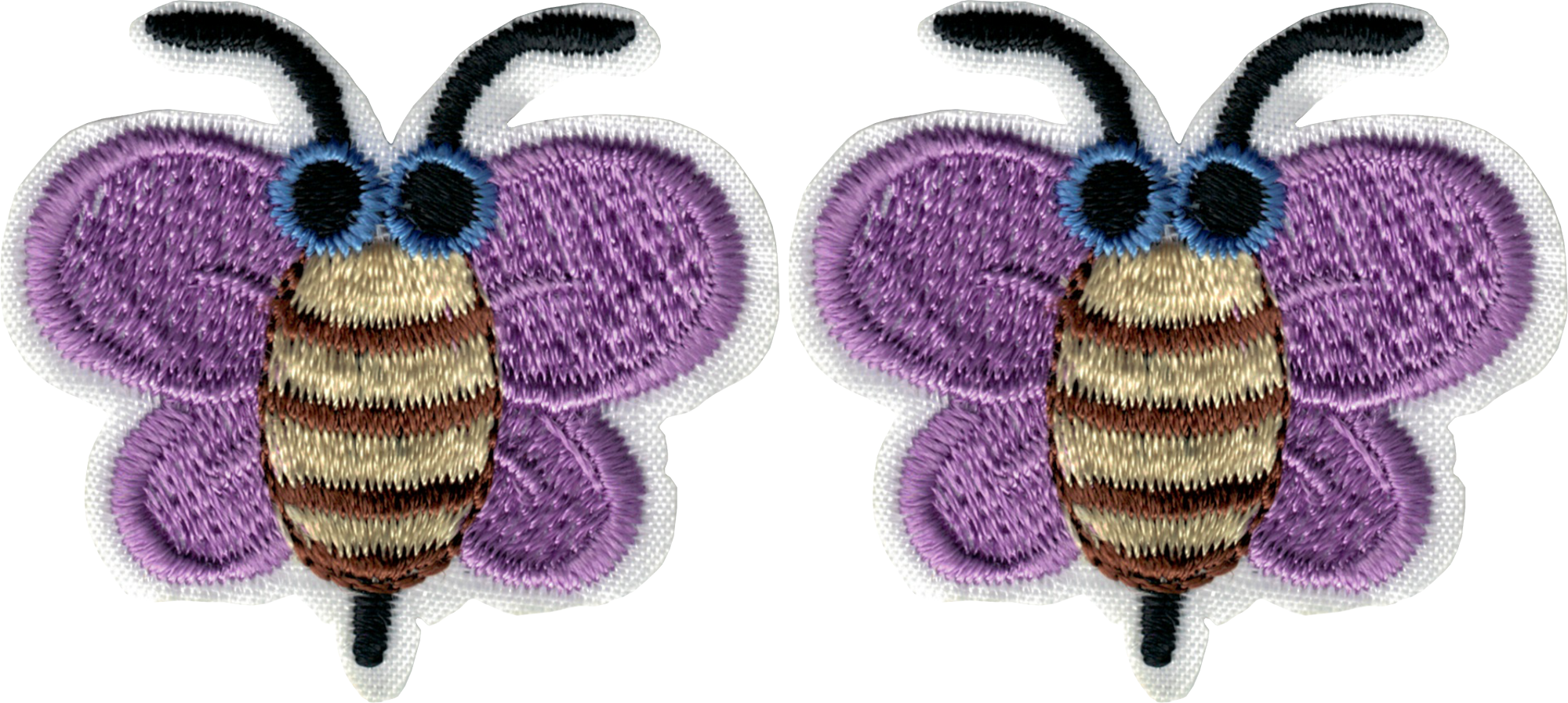 Square Deal Recordings & Supplies - Vendita all'ingrosso Toppe - Toppa a forma di calabrone, colorata, set da 2, 3 opzioni di colore2