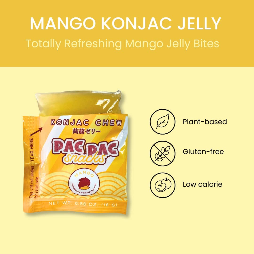 Pac Pac Snacks - Wholesale Gummy - Mango Konjac Chews6