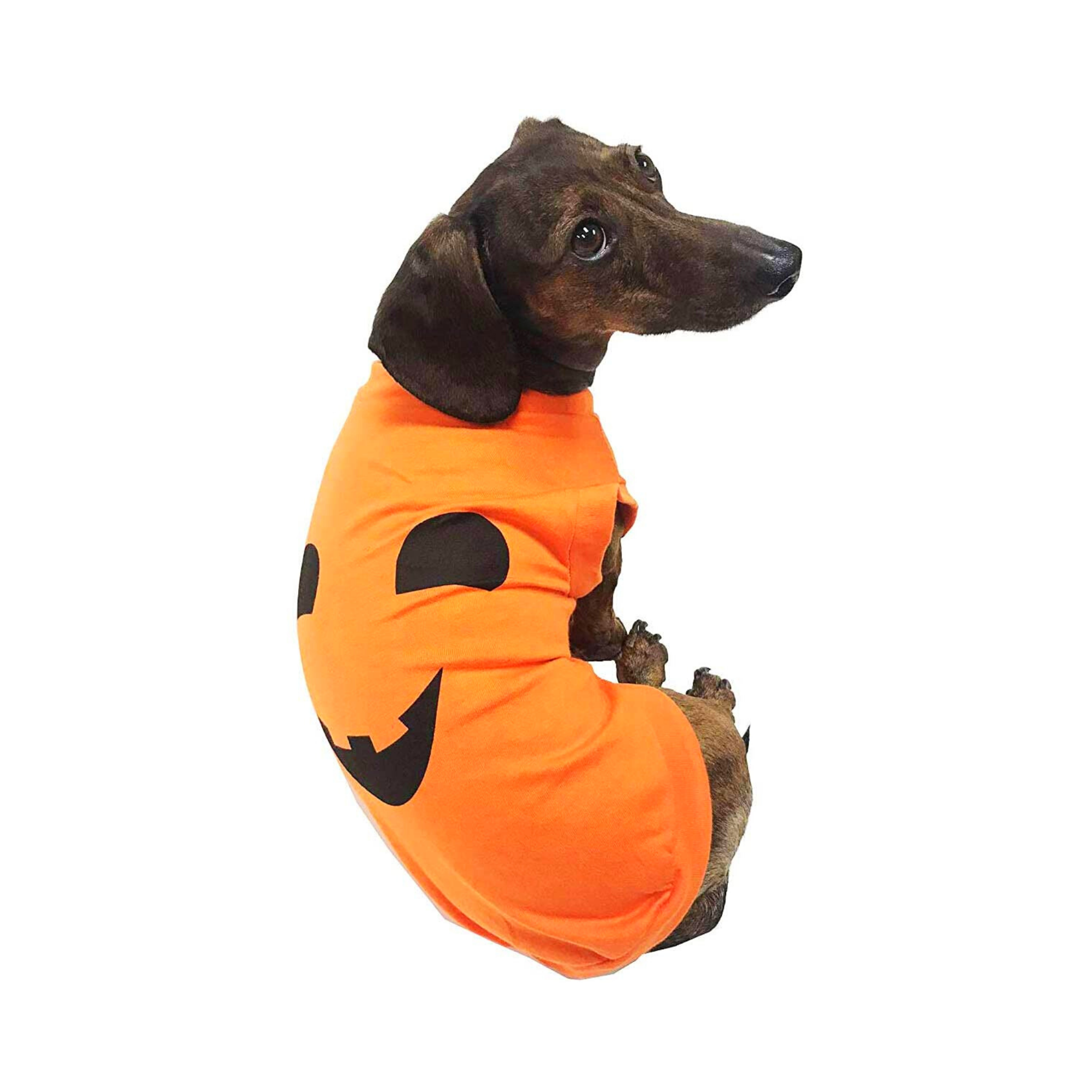 Midlee Designs - Wholesale Pet Costume - Dog - Midlee Pumpkin Face Dog Shirt Costume1