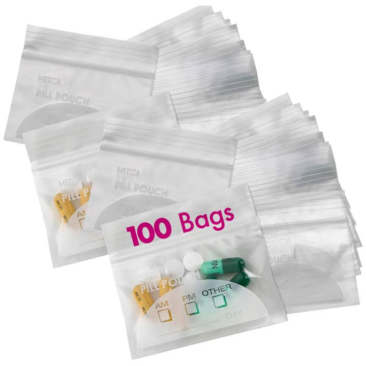 Sachets pour pilules 3x2,75 pouces Paquet de 100 pour la vente par MEDca