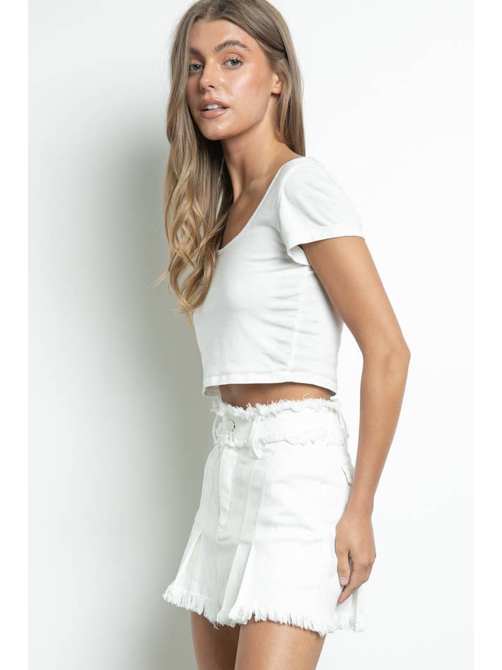 KIWI - Wholesale Skort - Women's - IS2478 Stretch denim skort7