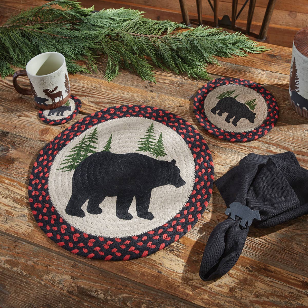 Park Designs - Wholesale Trivet - Black Bear Braided Trivet1