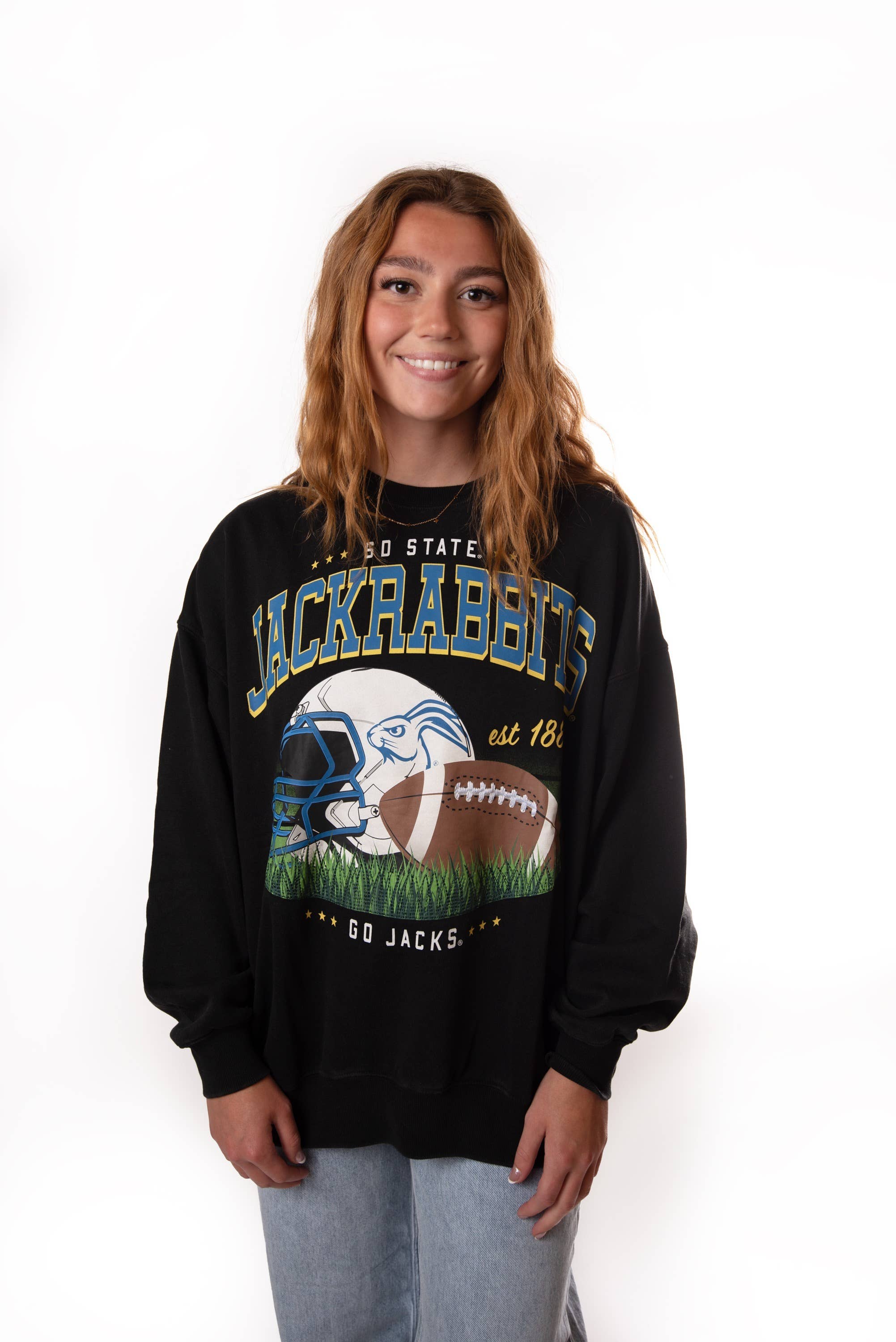 BLANC Système d'exploitation multimédia SD State Malone Fleece Crew en vente sur Faire3