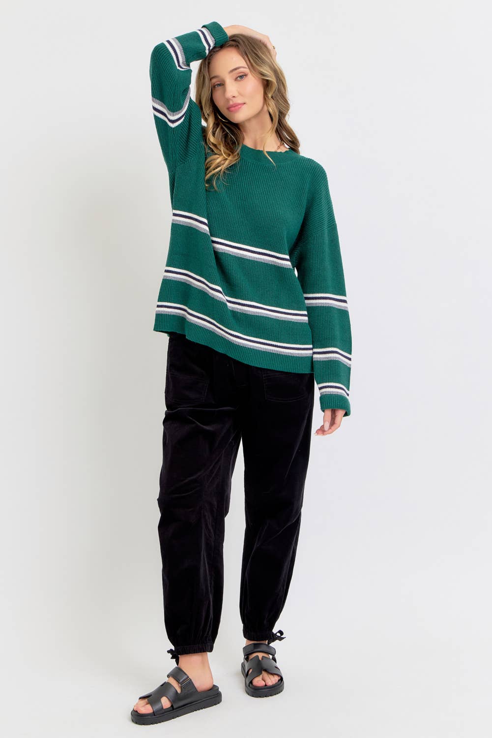 Sweet Lovely by Jen – Engroshandel Pullover - Dame – STRIBET STRIKTOP/SWEATER5