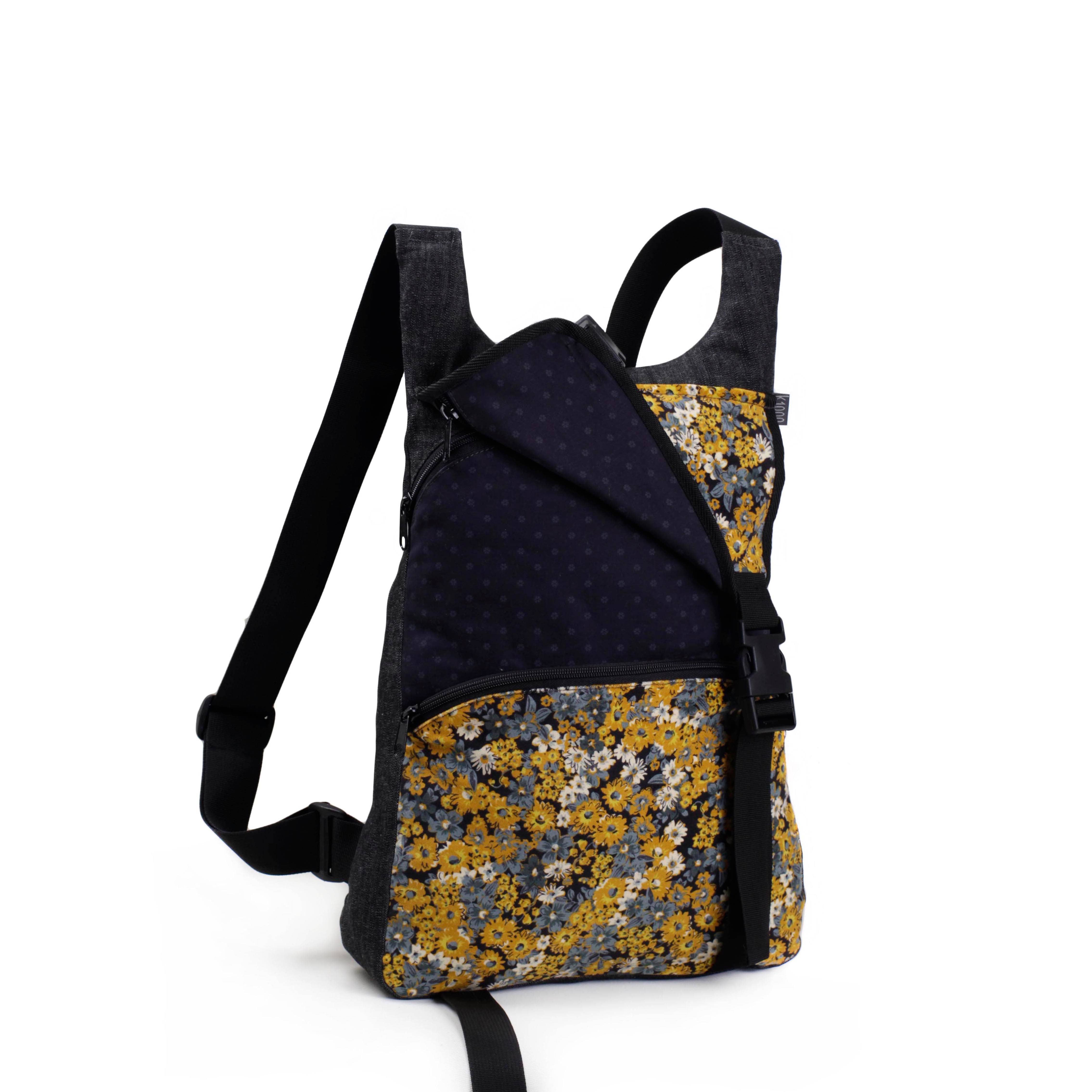 K1000 - Wholesale Backpack - Women's - VINTAGE BACKPACK CDF CAMOMILE MODEL -HandMade-1