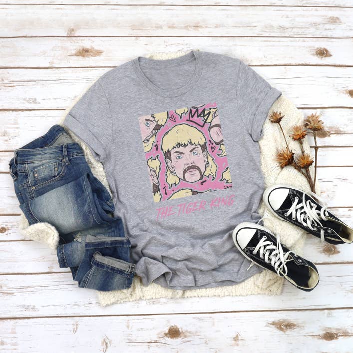 GLITTER AND GLAM - Wholesale T-Shirt (Graphic) - Women's - Tiger King Shirt0