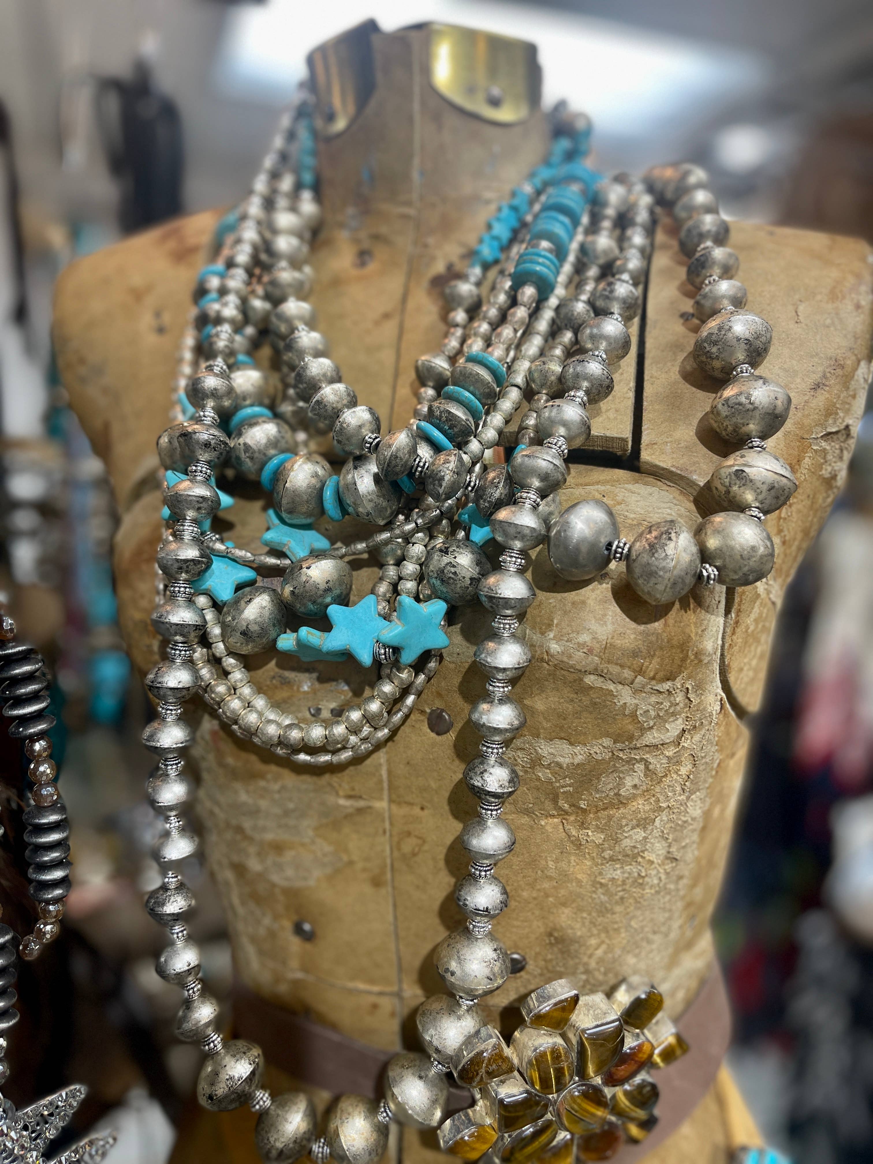 A Rare Bird Shop - Wholesale Beaded/Pearl Necklace - Tibetan Hand-strung Necklace4