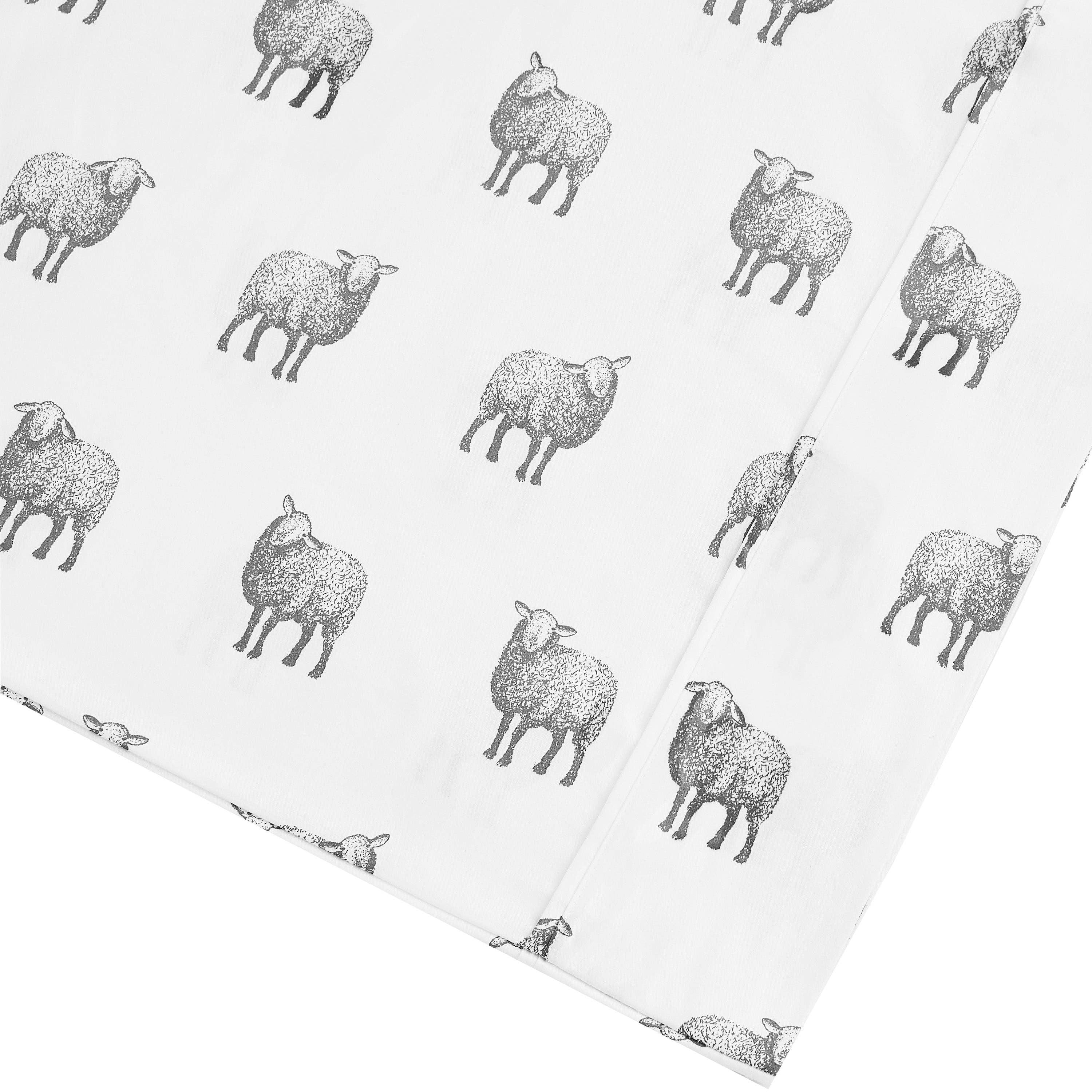 Mélange Home - Wholesale Sheet Set - Sheep Printed Cotton Sheet Set5
