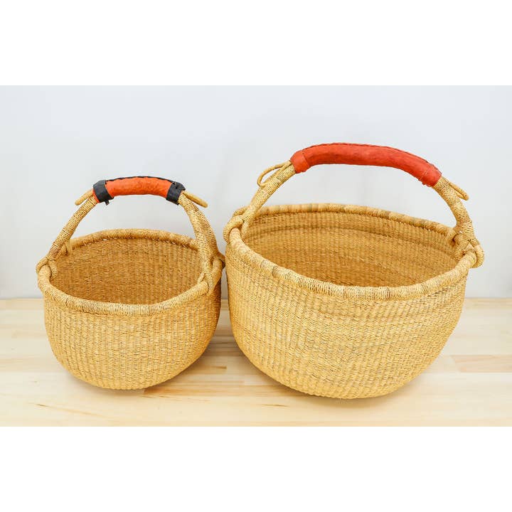 Gitzell FairTrade - Wholesale Basket - Market Basket Bolga Basket/, natural3