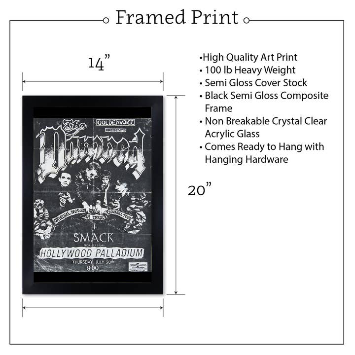 Black Market Art - Wholesale Poster - Verdoemd - Concertposter Kunstdruk3