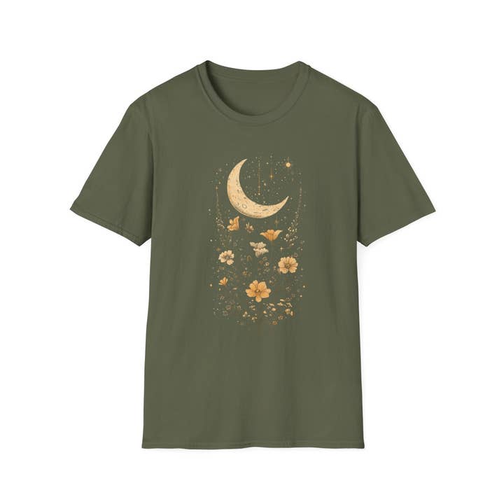 Upside Down Owl Farm - Wholesale Screen Printed T-Shirt - Women's - Celestial Garden Sweatshirt, Bohemian Shirts and Sweatshirts