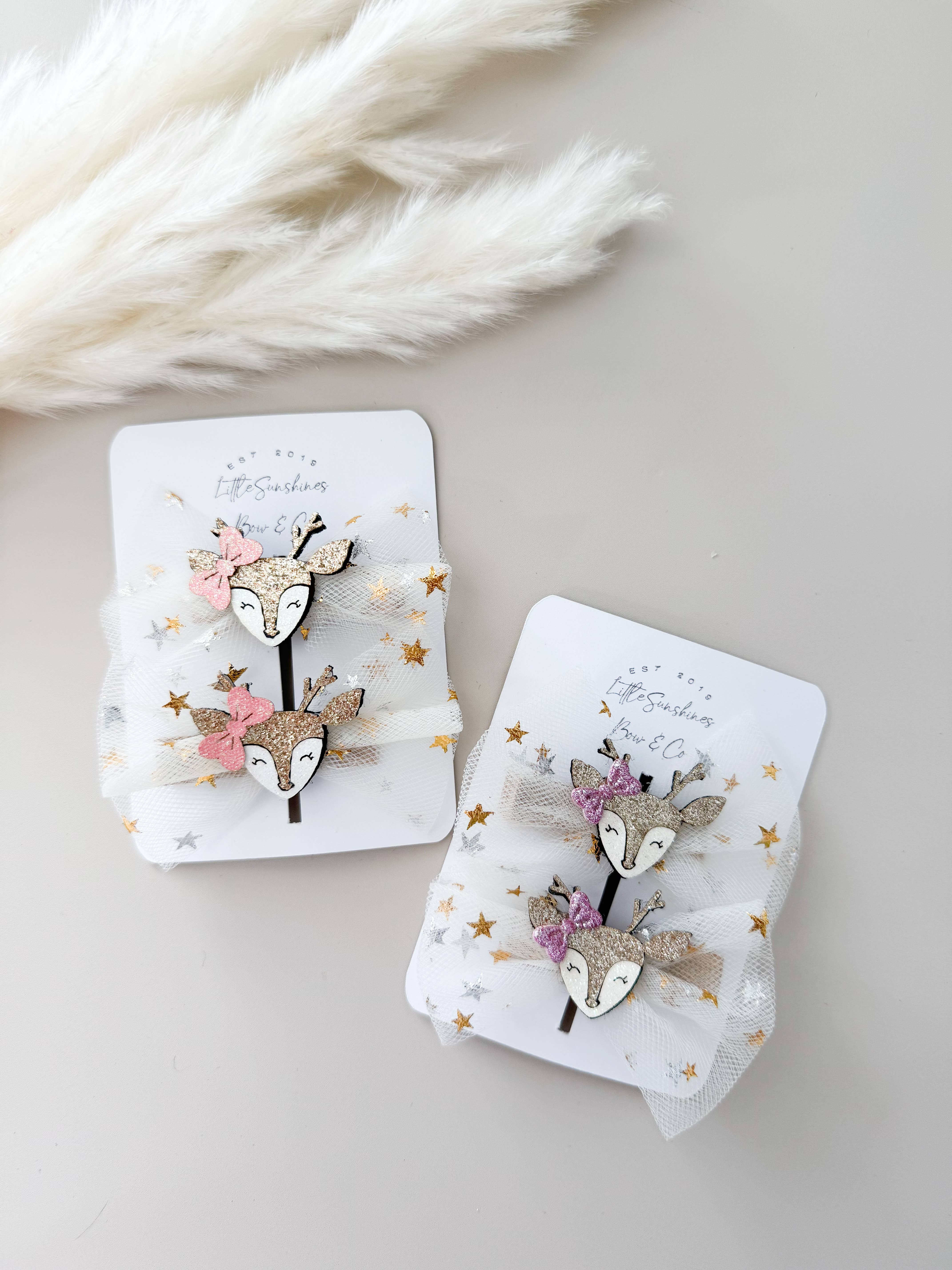 Little Sunshines Bow & Co - Wholesale Hair Clip - Kids - Reindeer Hair Clips & Headbands4