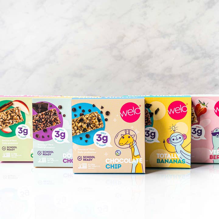 Welo – Großhandel Snack-Riegel – Welo Kinderriegel mit niedrigem Zuckergehalt