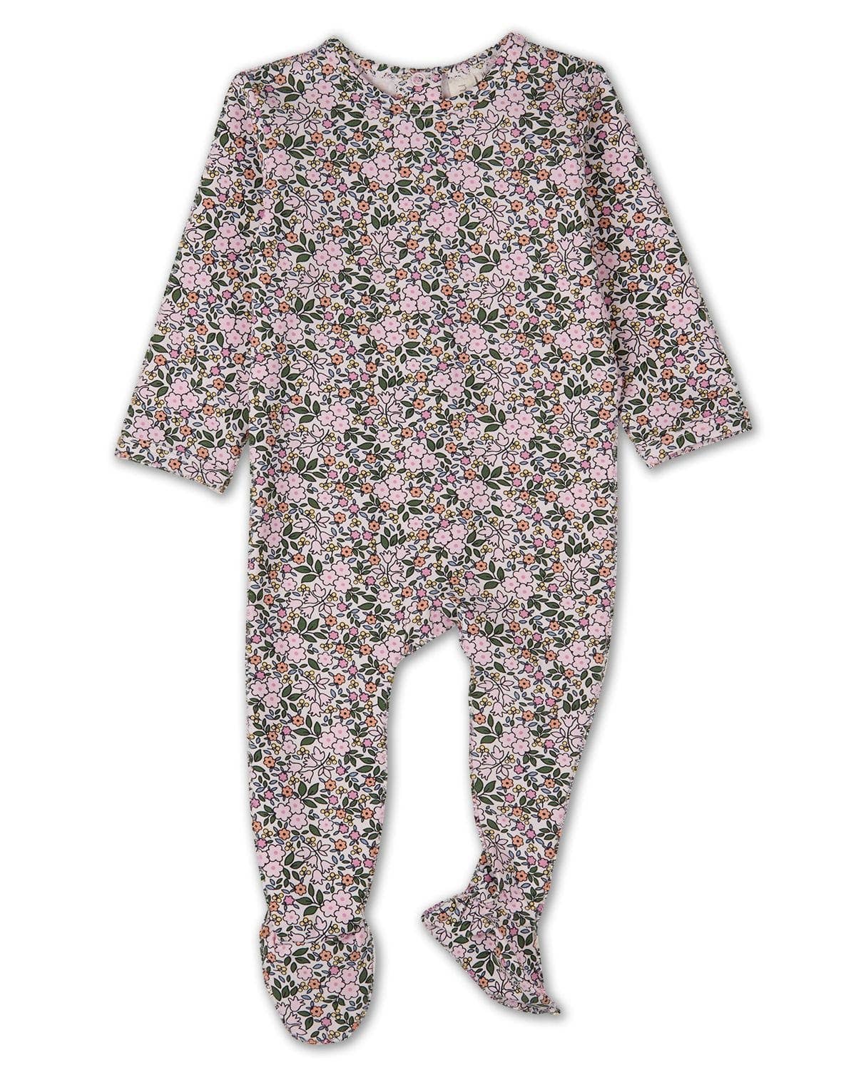 Pink Multi Kaleidoscope Bouquet Footie for wholesale on Faire0