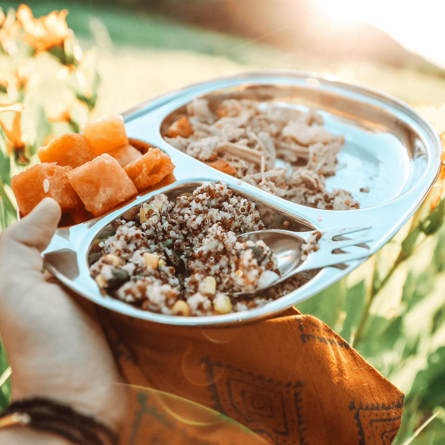 ECOlunchbox - Wholesale Serving Tray - Camping Tray1