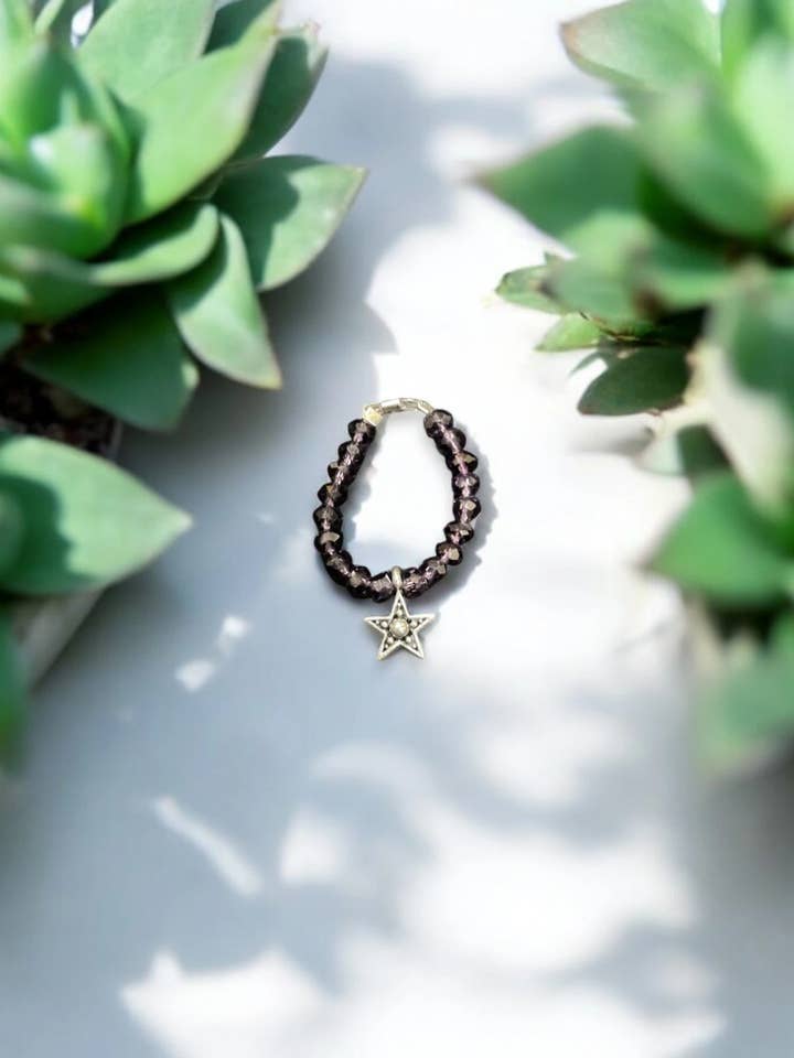 Beaded Stretch Rings with Charms for wholesale by Ciao Bella Jewelry Inc