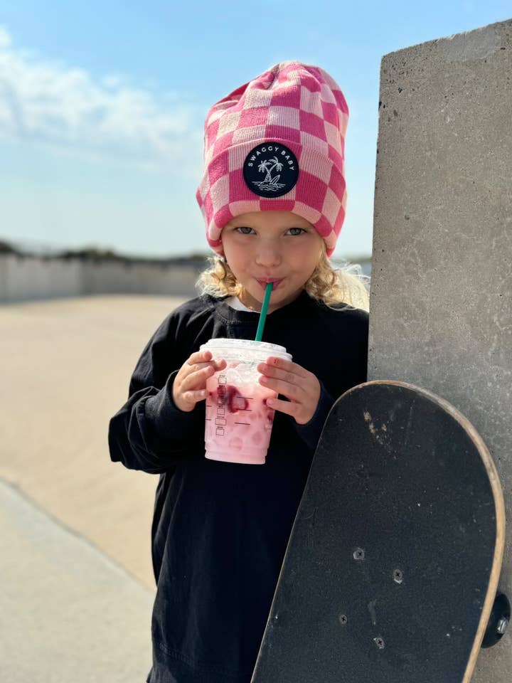 Beanie - PINK for wholesale by Swaggy Baby Apparel