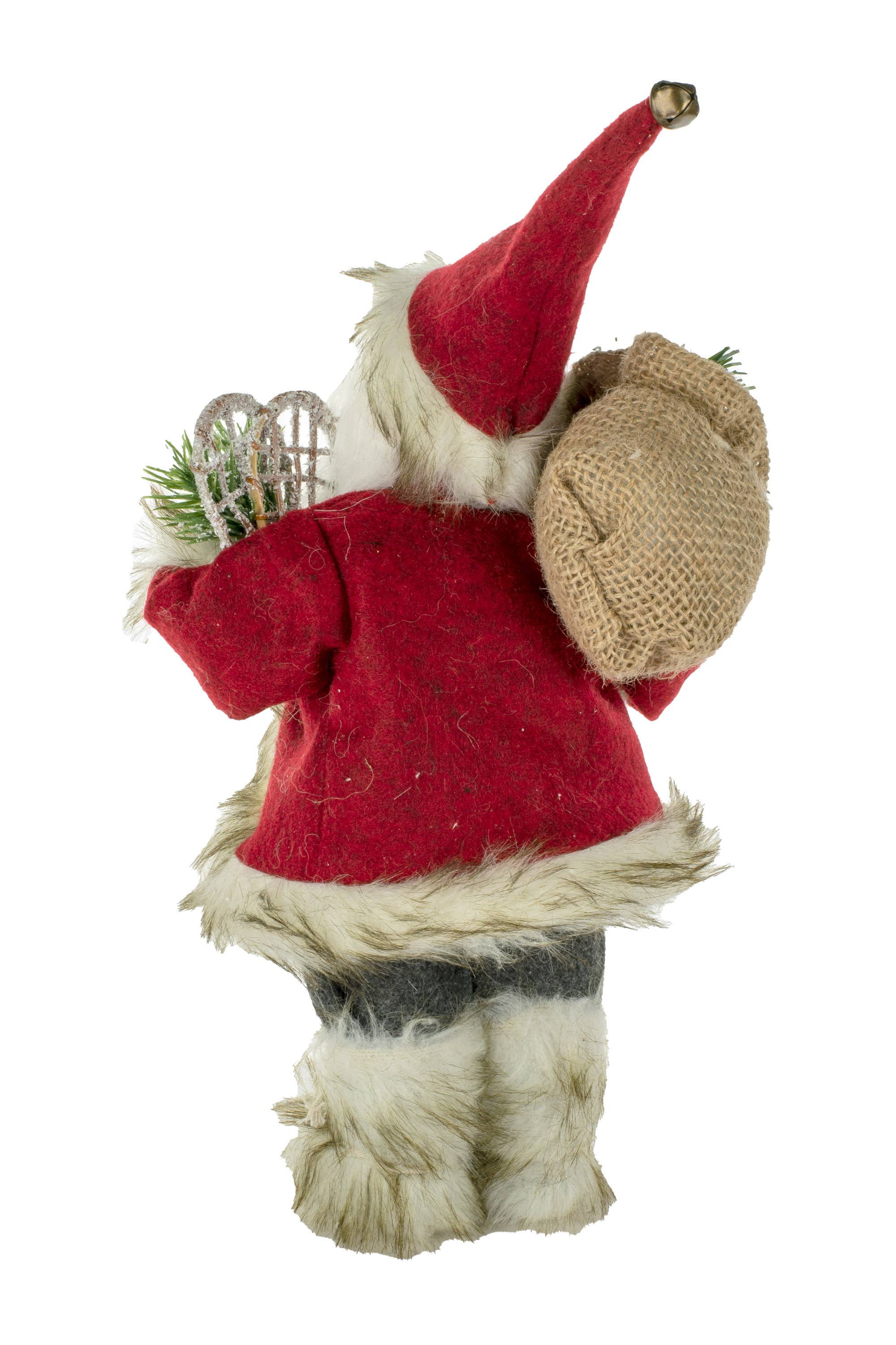 Starlight Collection - Wholesale Christmas Decoration - Red Santa Figurine with Fur Coat1