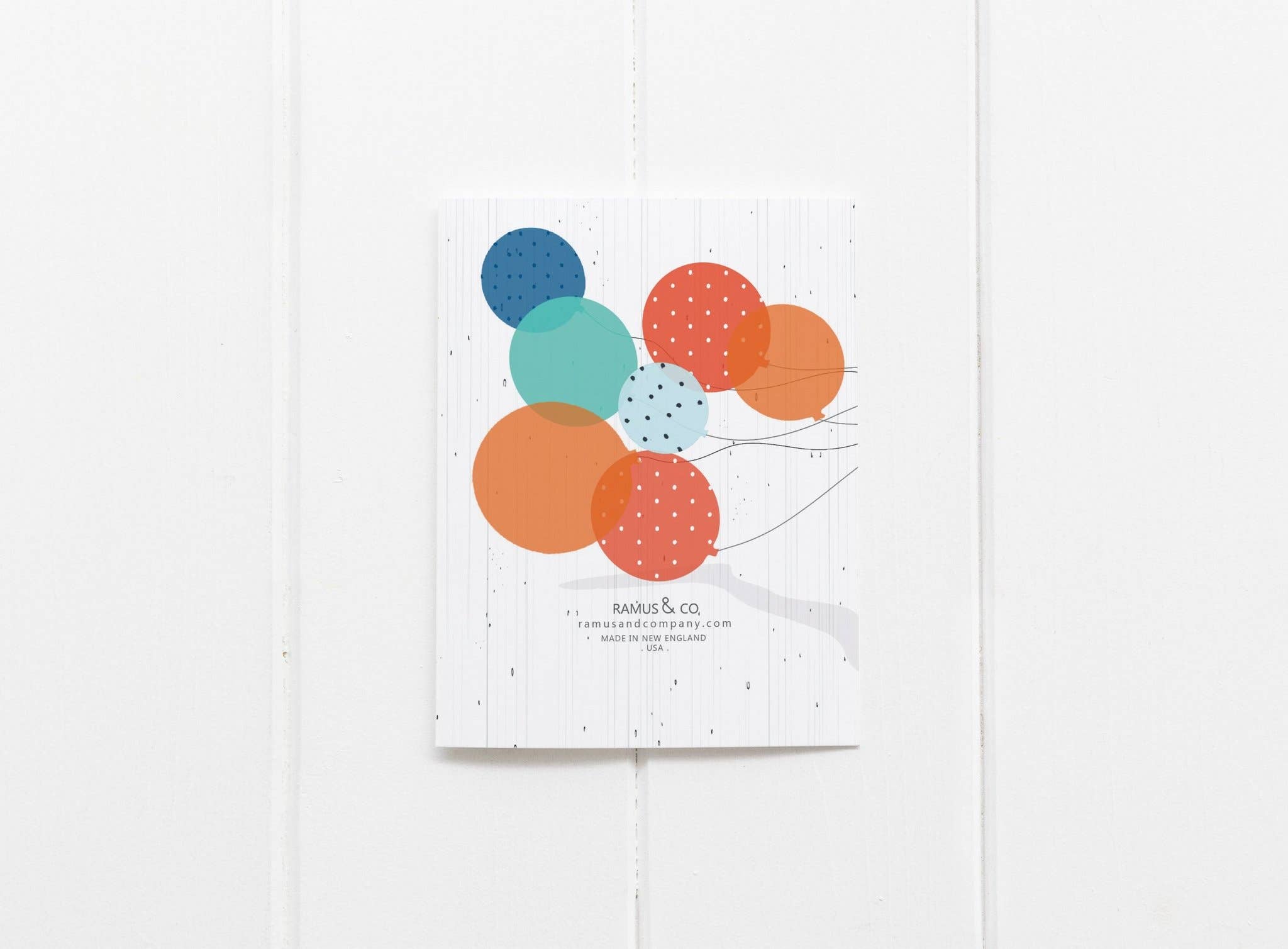 Ramus & Co. – wholesale Birthday card – Lobster Balloons Greeting Card2