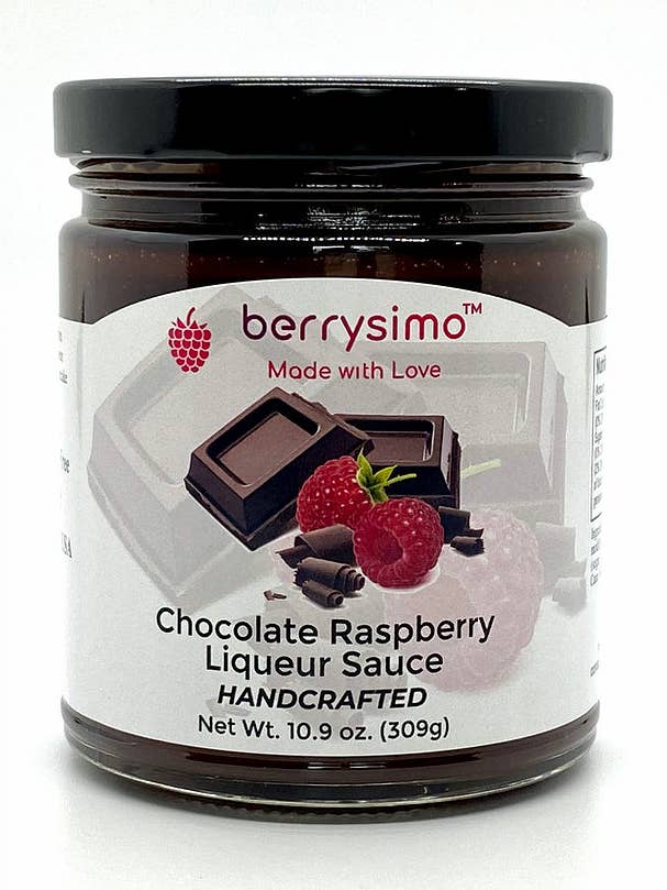 Berrysimo - Chocolate Raspberry Liqueur Sauce for wholesale by Real Fruit Tea & Berrysimo