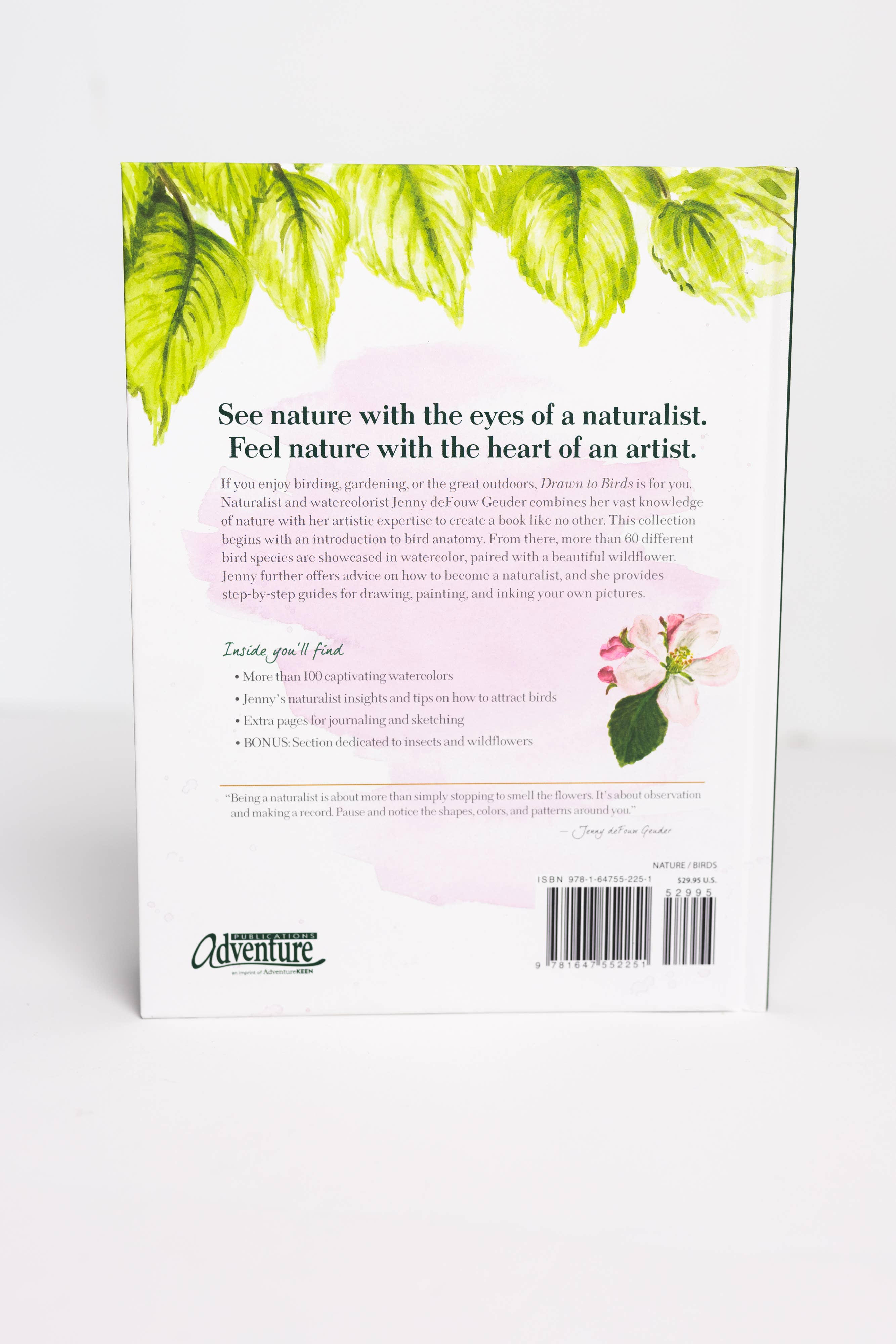 AdventureKEEN - Vente Nature et plein air - Drawn to Birds : Carnet de croquis d'un naturaliste2