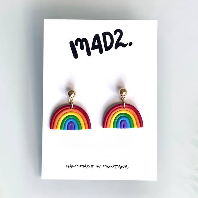 Rainbow Dangle Earrings for wholesale by 134D2.