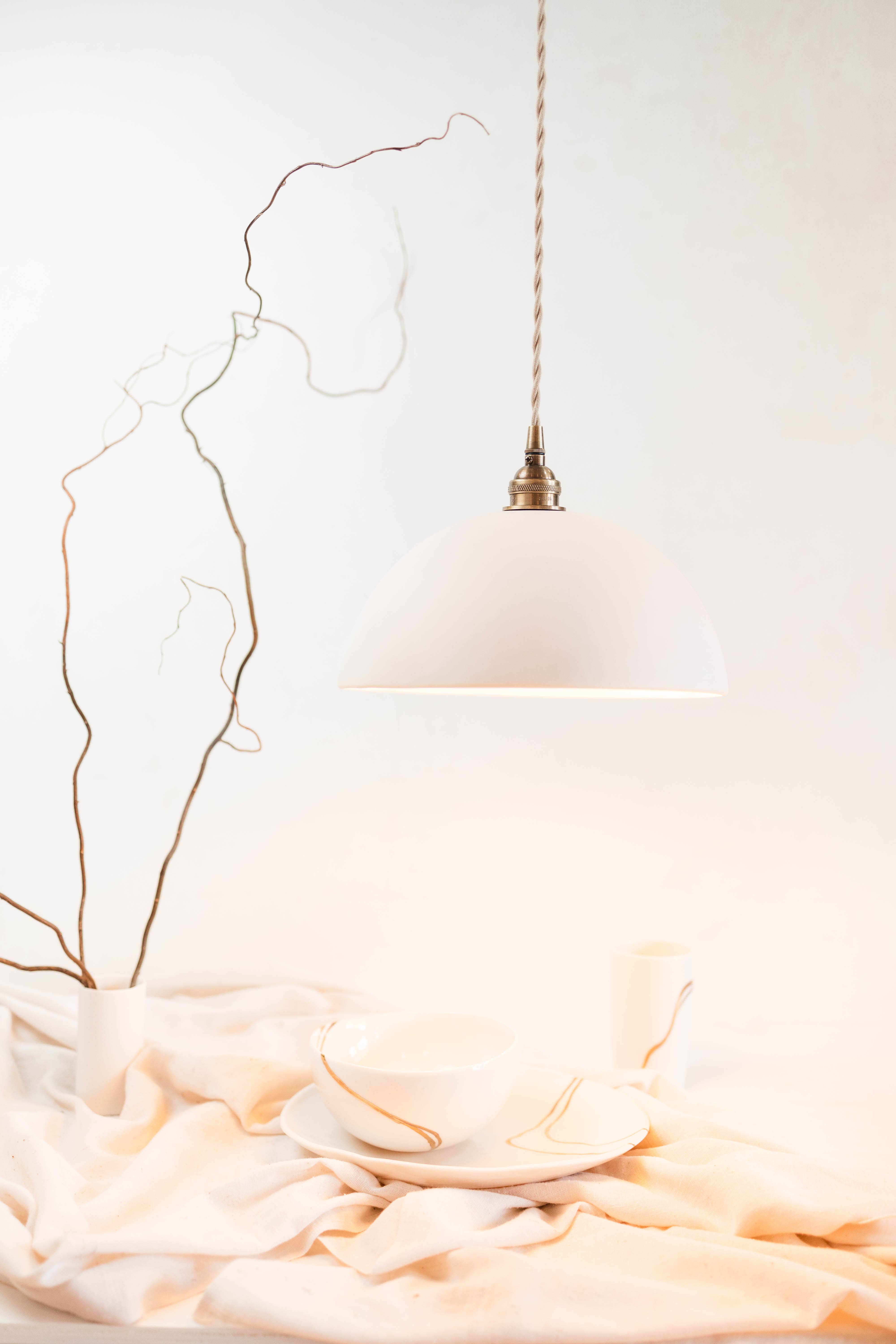 Modern Vintage Large Smooth Pendant Light for wholesale by Niik Creative Co.