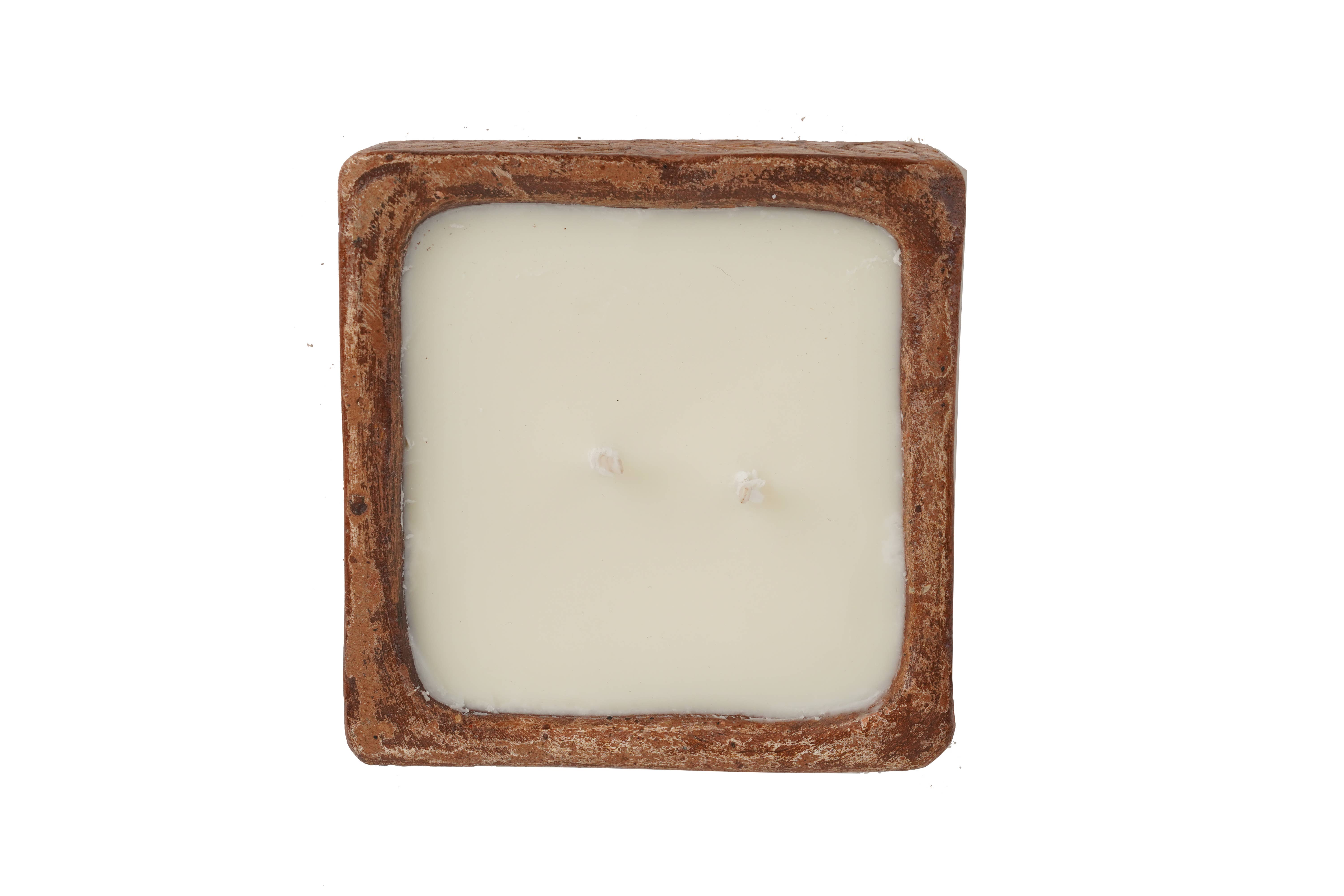 My Amigos Imports - Wholesale Candle Holder - Bohemian™ Flower Candle-Clay Vessel-4 Color Choices1