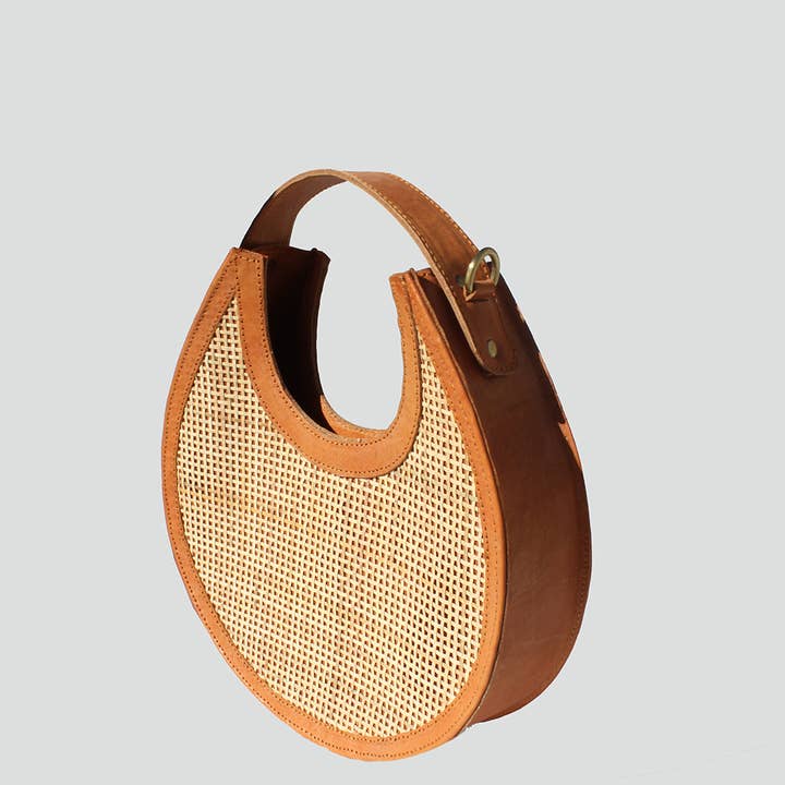 STREET LEVEL - Wholesale Crossbody Bag - Women's - Ajeng Rattan Crossbody