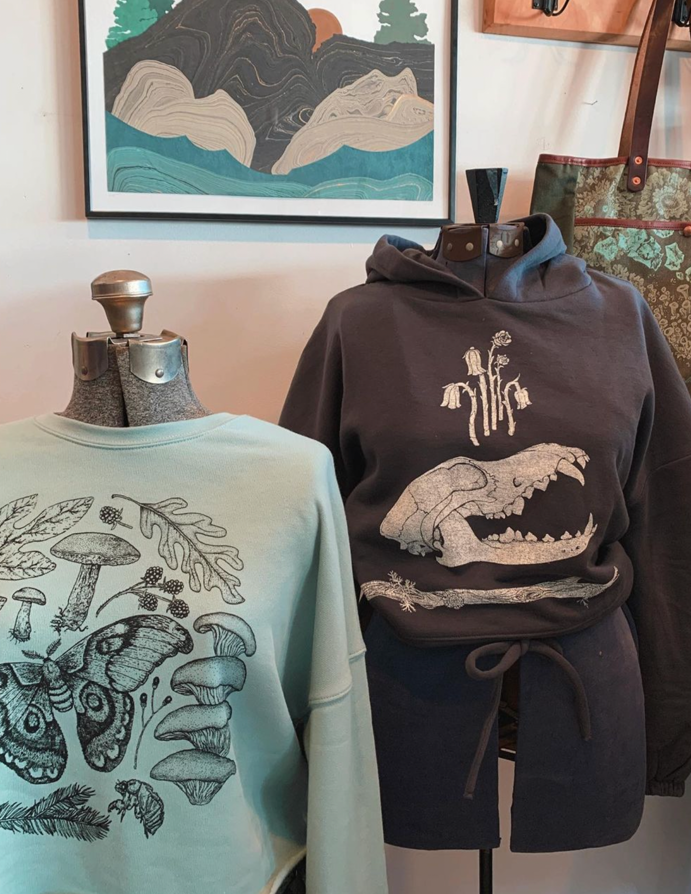 Nature Walk - Vendita all'ingrosso Felpa con cappuccio - Donna - Felpa con cappuccio corta Coyote Skull Nature Walk con coulisse2