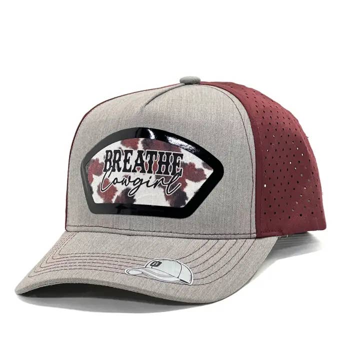 Breathe Cowgirl - Animal Style Trucker Cap for wholesale by Peace and Dozen Inc