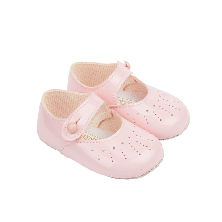 Early Days & Baypods – Engroshandel Vuggesko – til baby – B755 Barsko knaplukning med stansdetalje4